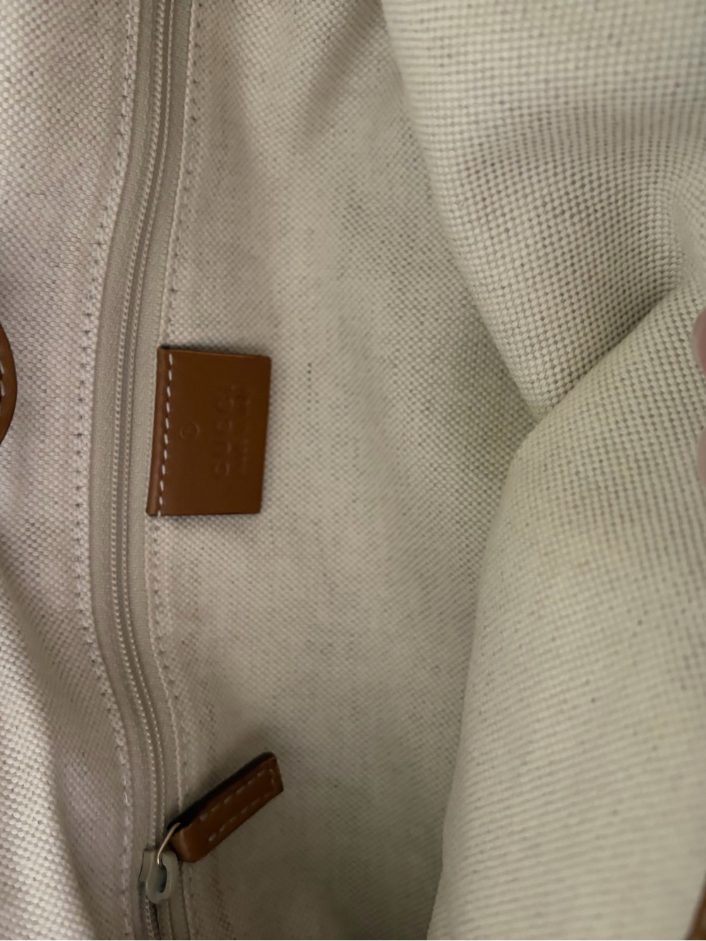 Gucci Sukey Brown Canvas Tote - Picture 9 of 11